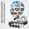 CP PLUS CP-UCK-TD41N-B1 2.4MP HD CCTV Kit – 4 Bullet Cameras, 1 Dome Camera, 8 Channel DVR with Accessories
