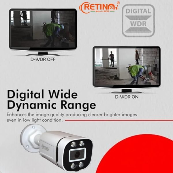 RETINAi AHD Bullet 2.4 MP Camera High-Resolution Bullet CCTV
