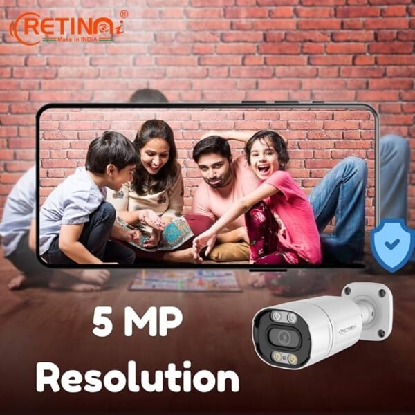 RETINAI IP BULLET CCTV CAMERAS 4 Megapixels and 5 megapixels with Colour Vision