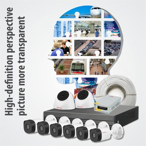 CP PLUS CP-UCK-TD62N-B1 2.4MP HD CCTV Kit
