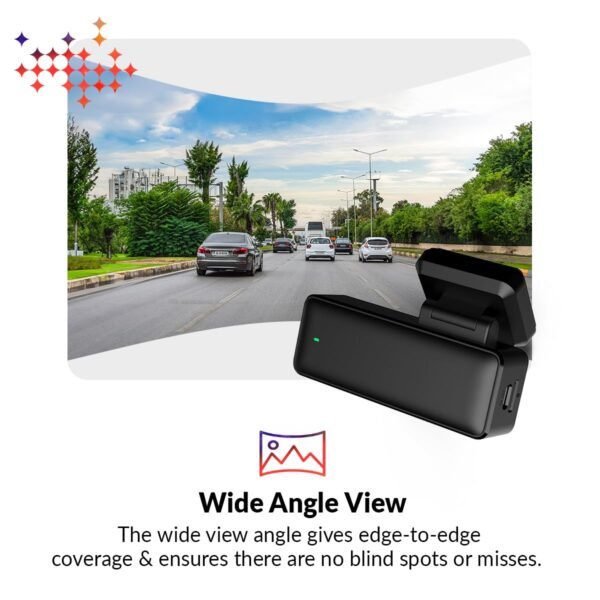 CP PLUS CP-AD-H2B-W CarKam Wi-Fi Dash Camera – Full HD 1080p Car DVR, Loop Recording, Wide-Angle Lens, G-Sensor, Built-in Wi-Fi - Image 2