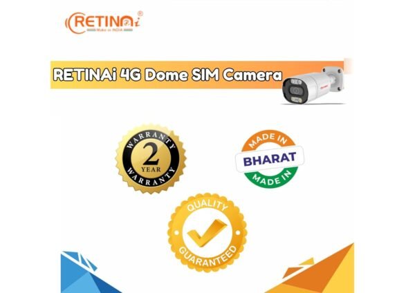 RETINAI IP BULLET CCTV CAMERAS 4 Megapixels and 5 megapixels with Colour Vision
