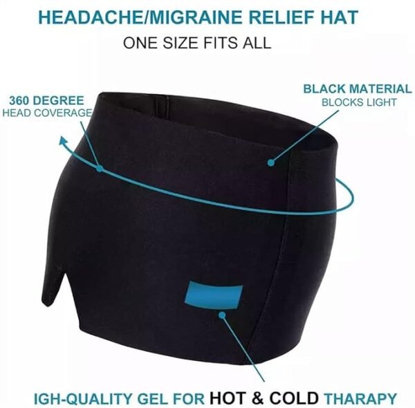Migraine Relief Cap, Cold Therapy Headache Relief