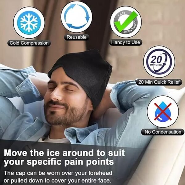 Migraine Relief Cap, Cold Therapy Headache Relief