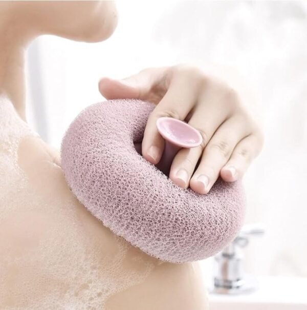 Bath Sponge Cleaning Brush with Suction