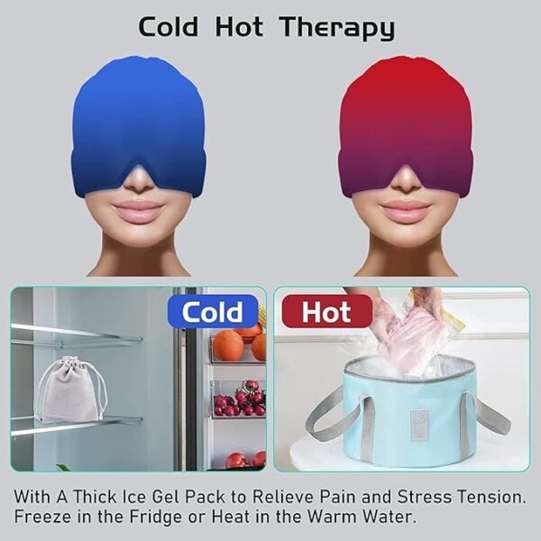 Migraine Relief Cap, Cold Therapy Headache Relief