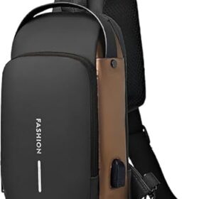 Waterproof Crossbody Sling Bag for Men & Women – Anti-Theft