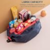Folding Supermarket Shopping Bag with Zipper