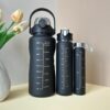 3 In 1 Motivational bottle(Only Black Colour)