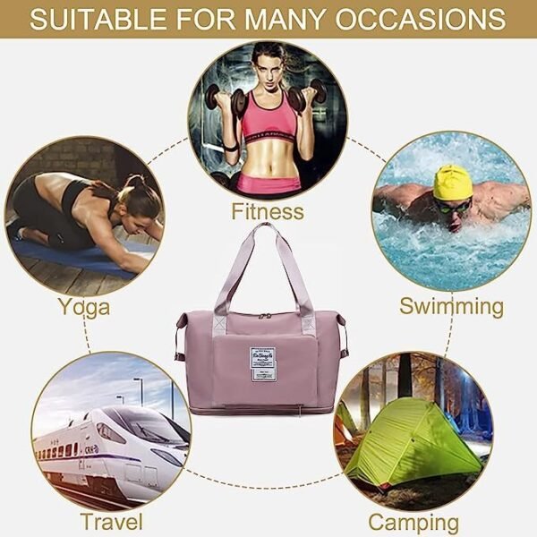 Foldable travel bag