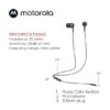 EARBUDS 105 In-ear headphones with mic